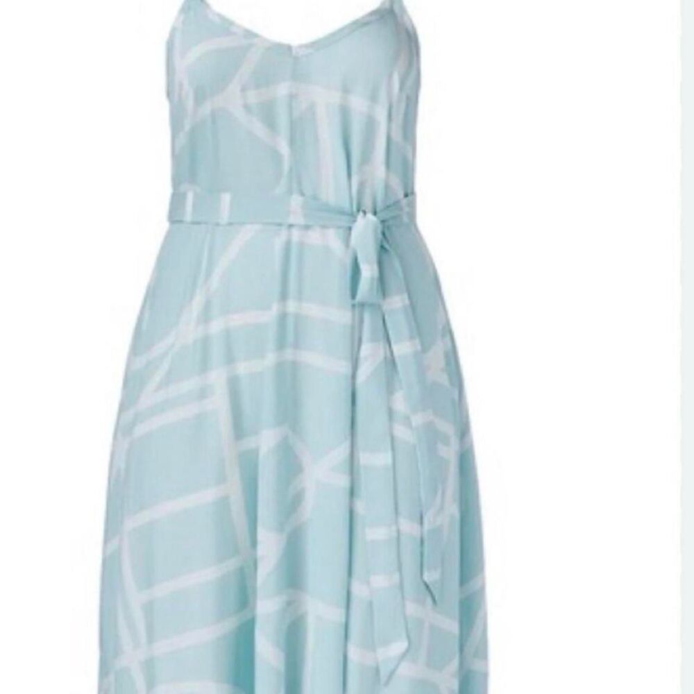 Torrid Women's Blue and Green Dress